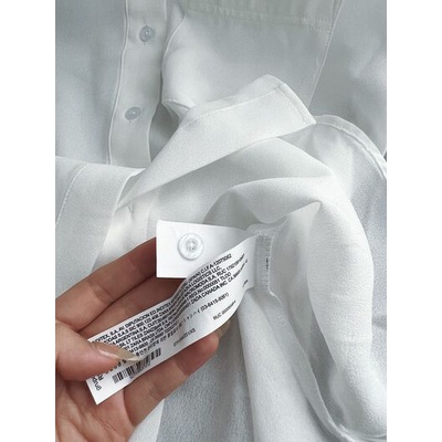 Áo sơ mi Trắng tơ kèm móc đóng túi dài z