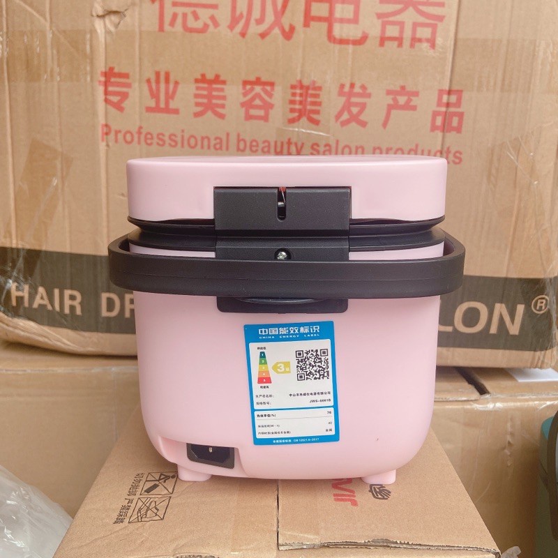 Nồi Cơm Điện Đa Năng Mini JIASHI 1.2L Nấu Cháo, Hầm xương, Nồi Hấp, Hàng Nội Địa Trung Cao Cấp, Tiện Ích  Siêu Tiện Lợi