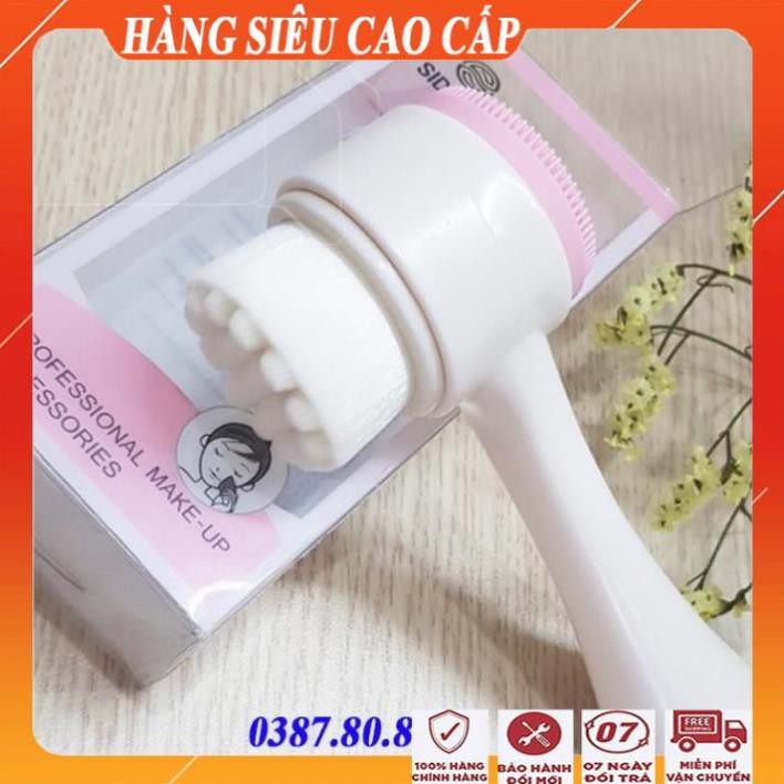 [FreeShip - HÀNG AUTH] Cây cọ rửa mặt đa năng sidumi/Cây rửa mặt trị mụn 2 đầu cao cấp tẩy tế bào chết và massage