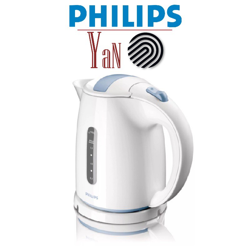 Ấm đun siêu tốc vỏ nhựa tự ngắt Philips HD4646 1.5L 2400W - Hàng chính hãng