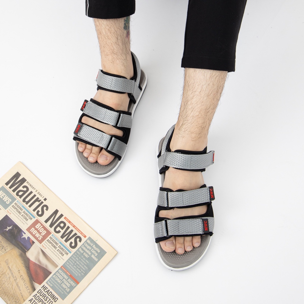 Giày MWC 7047 - Giày Sandal Nam, Sandal Quai Ngang Đơn Giản Dễ Phối Đồ