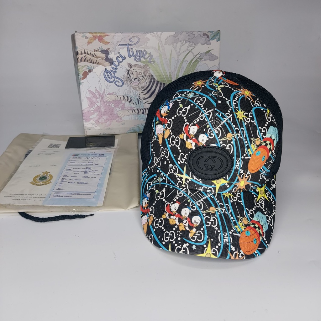 Nón kết gc , Mũ lưỡi trai Gc vịt phối lưới mềm logo da full box hộp cực đẹp
