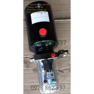 Bộ nguồn thuỷ lực mini DC24V-2,2kw-5.8cc-6L