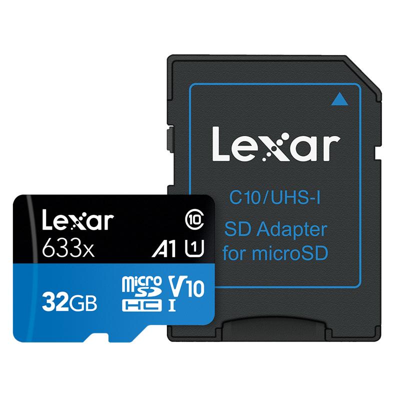 Thẻ nhớ Lexar High-Performance 633x microSDHC™ UHS-I Cards 32GB - Hàng chính hãng