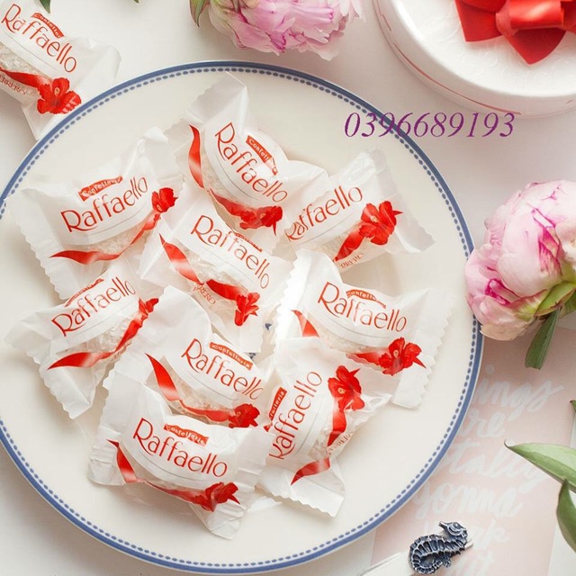 Dừa nơ đỏ Raffaello 200g Kẹo Nga