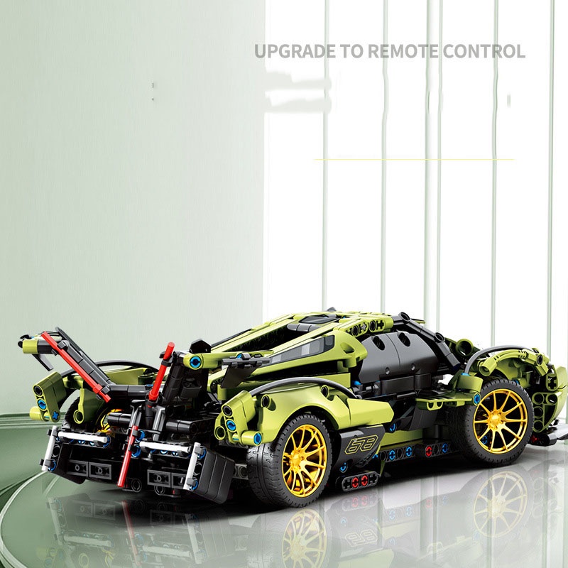 Đồ Chơi Lắp Ráp Xếp Hình Siêu Xe Ô Tô Điều Khiển Từ Xa 2 Chế Độ Điều Khiển Lamborghini V12 SY8553 Với 1039 chi tiết