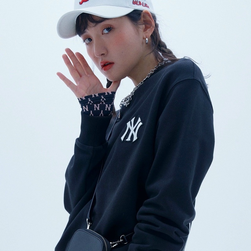 Áo nỉ dài tay logo mlb chất nỉ | BigBuy360 - bigbuy360.vn