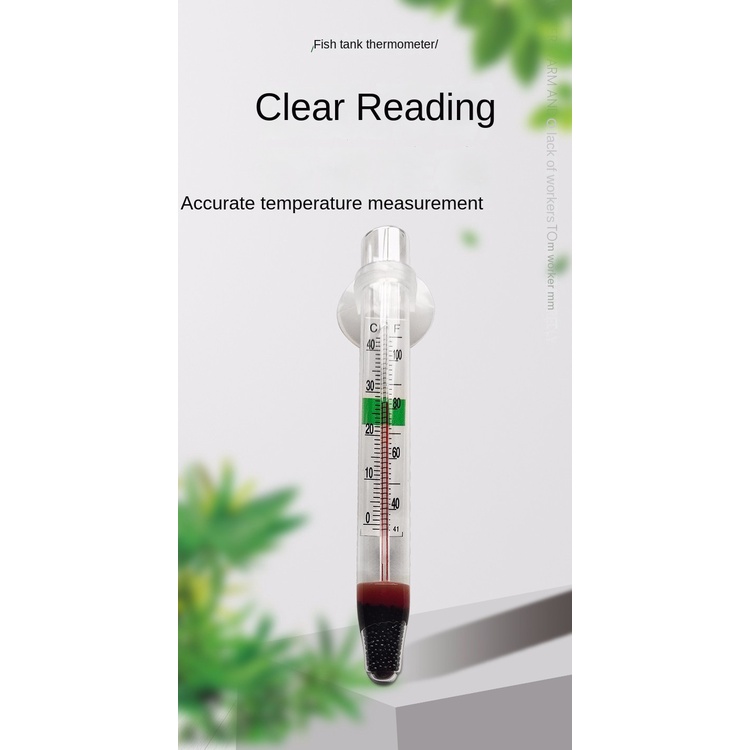 Nhiệt Kế Bể Cá nhiệt kế hồ cá Chống Thấm Nước Tiện Dụng