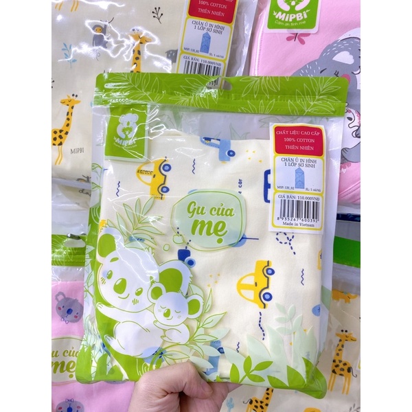 Chăn Ủ( Ủ Kén) HÀNG CHÍNH HÃNG MIPBI - 100% COTTON - Màu Sắc Đáng Yêu