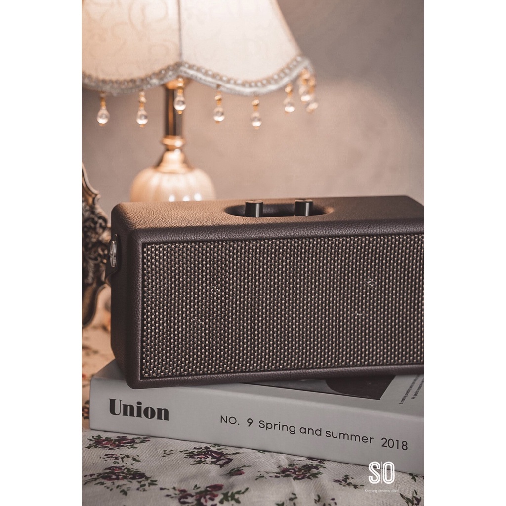 Loa bọc da handmade lấy cảm hứng từ Marshal