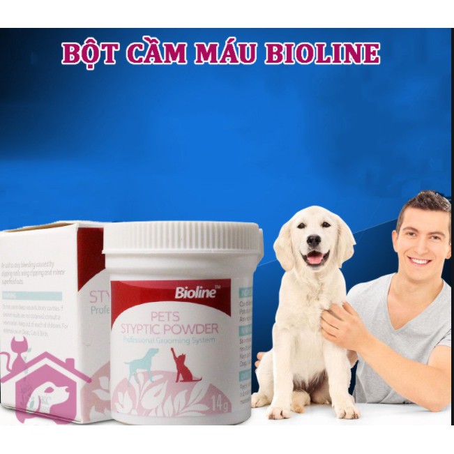 [Mã PET50K giảm Giảm 10% - Tối đa 50K đơn từ 250K] BỘT CẦM MÁU BIOLINE DÀNH CHO CHÓ MÈO