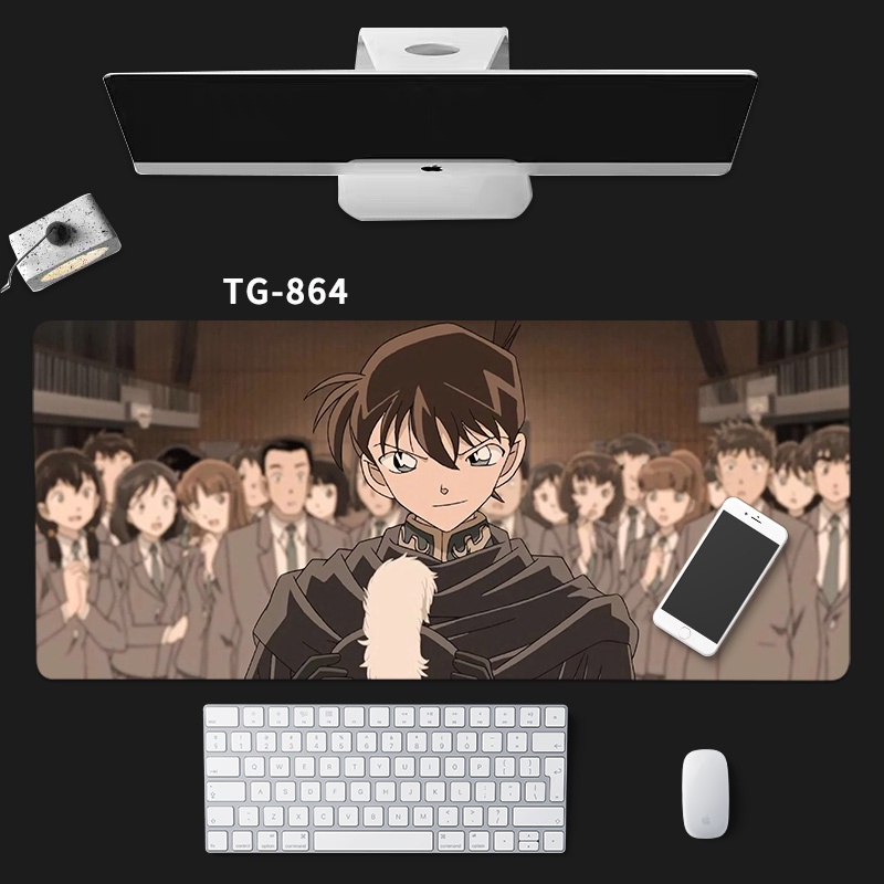 Tấm Lót Chuột Và Bàn Phím Máy Tính kudo shinichi maolilan Cỡ Lớn Họa Tiết Thám Tử conan Có Thể Giặt Sạch