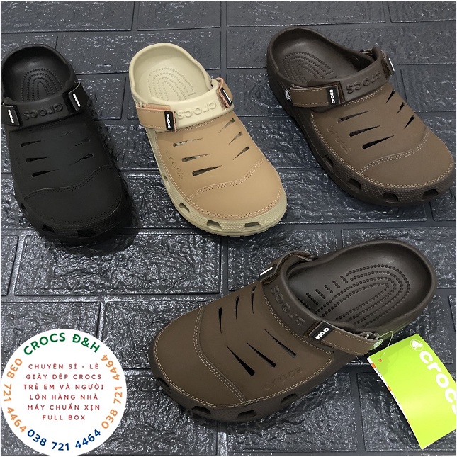 Giày dép crocs - dép sục nhựa crocs yukon sport clog cho nam , chống thấm nước, chống trơn trượt, chống hôi chân