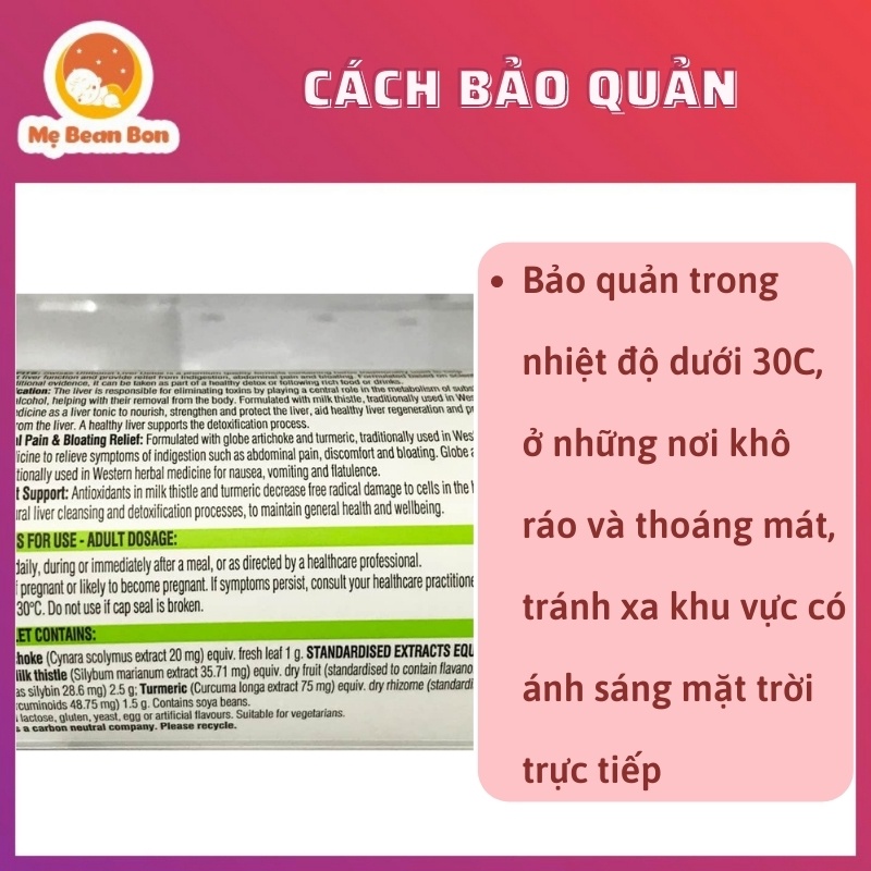 Viên Uống Hỗ Trợ Thải Độc Gan Swisse Liver Detox (200+120 viên) Úc cho người từ 18 tuổi trở lên thanh lọc gan hiệu quả