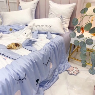 Sét tencel chăn hè cao cấp thỏ bunny