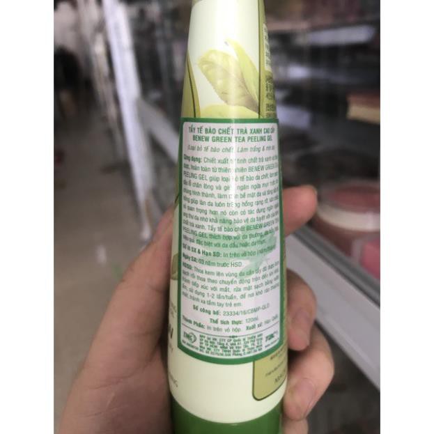 (Giá sỉ ) Tẩy da chết trà xanh cao cấp Hàn Quốc Benew Green Tea Peeling Gel (120ml)