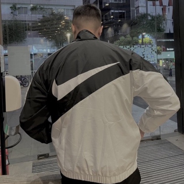 Áo Khoác Jacket Nike Swoosh Vintage 2 Nam Nữ Vải Dù 2 Lớp Cao Cấp LBsar