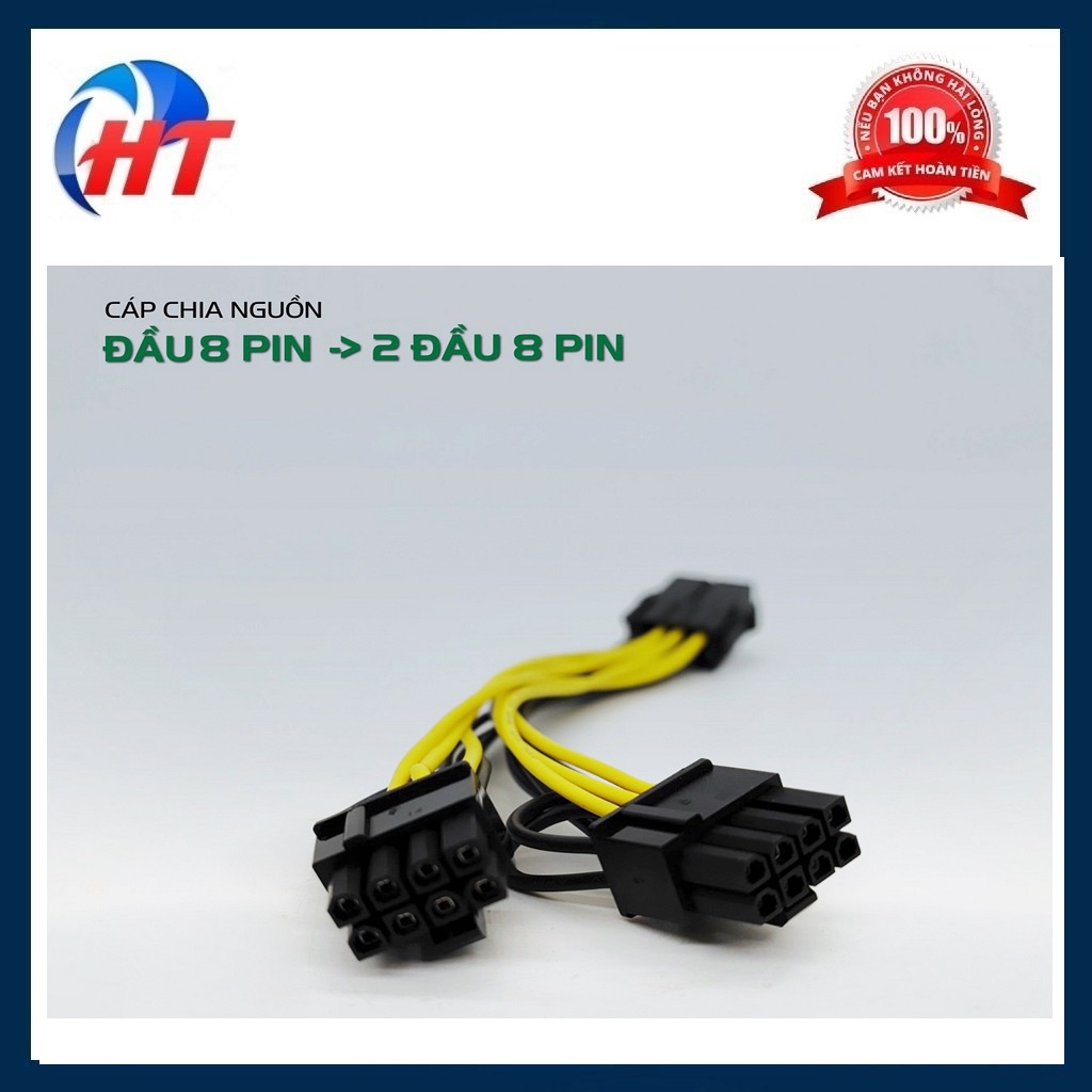 CÁP NGUỒN 8PIN MALE TO 2*8PIN MALE | Shopee Việt Nam