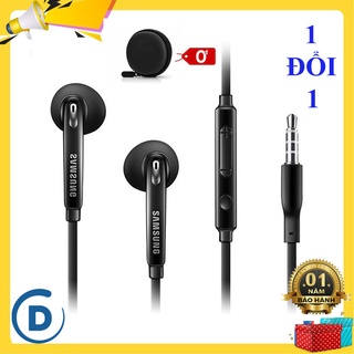[Tặng Túi Đựng] Tai Nghe Nhét Tai Samsung Bass Hay Chân Tròn 3.5mm In-ear  Tương Thích Với Điên Thoại Samsung, Oppo, Xia