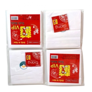 Giấy ăn đám cưới có kèm tăm / Khăn giấy đám cưới 1 túi 10 khăn