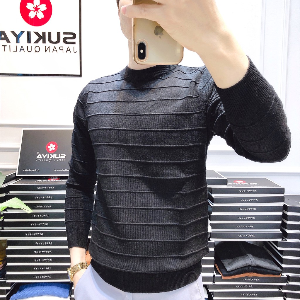 áo len nam gân nổi cá tính AL03