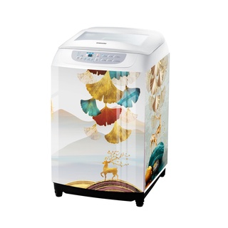 Sỉ - lẻ miếng dán máy giặt - tủ lạnh mini 3d chất liệu decal cao cấp - hươu 3d