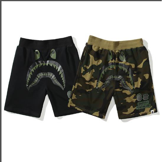 BAPE Quần Short Chất Liệu Cotton Thêu Trang Trí Thời Trang Dành Cho Cả Nam Và Nữ