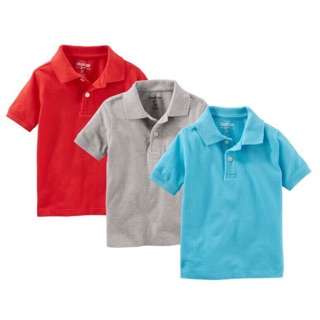 Áo thun cổ đức cho bé trai chỉ còn size 4y đỏ và xanh ngọc