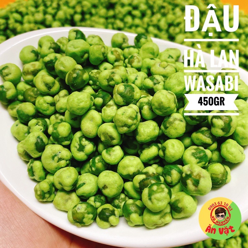 [Mã 156FMCGSALE hoàn 8% đơn 500K] 1 LON PET ĐẬU HÀ LAN VỊ WASABI (MÙ TẠT) - ĐẬU HOÀ LAN WASABI 450GR - ĂN VẶT | BigBuy360 - bigbuy360.vn