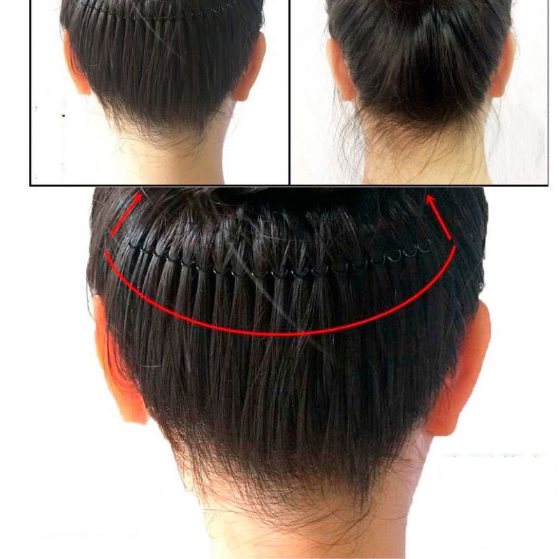 Thanh cài giữ tóc bằng sắt co giãn nhiều kích thướt tiện lợi CA46