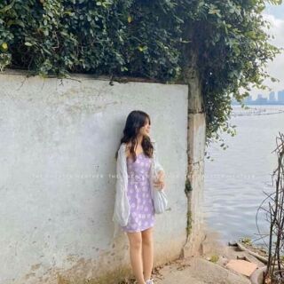 ĐẦM DÂY HOA CÚC 105KKK