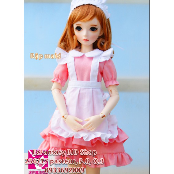 Rập may đồ búp bê BJD size 1/6-1/8-1/4-1/3-ob11