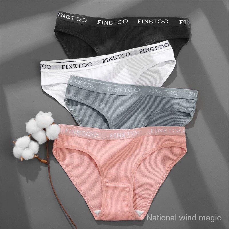 NY life Trang ĐiểmNY lifeFINETOO Letter Belt Quần Lót Quan Điểm Phụ Nữ Quần Lót Nữ Quần Lót Màu Rắn Pantys Intimates Đồ Lót 4Yfn | BigBuy360 - bigbuy360.vn