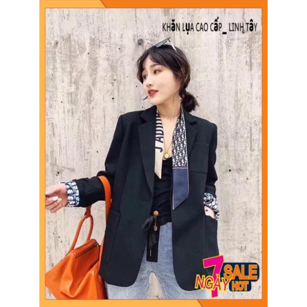 Khăn Lụa Bản Nhỏ Hm Phụ Kiện Thắt Nơ Quấn Túi Buôc Tóc Quoàng Cổ Linh Tây Mềm Mại Và Sang Trọng