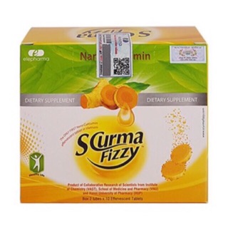 Combo 2 hộp Sủi SCurma Fizzy - Nano Curcumin hướng đích