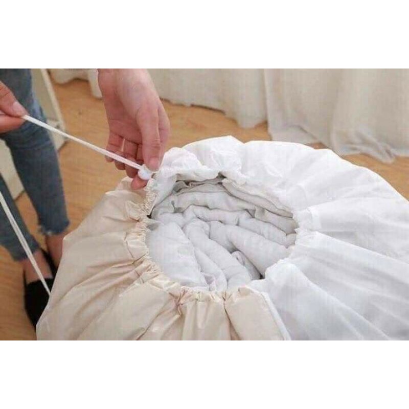 Túi đựng chăn màn, túi đựng quần áo, chăn ga có dây rút không thấm nước siêu tiện lợi