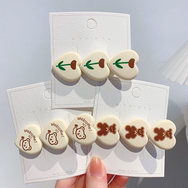 Kẹp tóc họa tiết hoạt hình dễ thương thời trang mùa hè