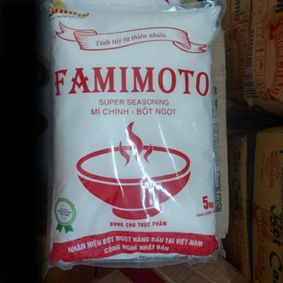 Mì chính bột ngọt famimoto hạt nhỏ gói 5kg