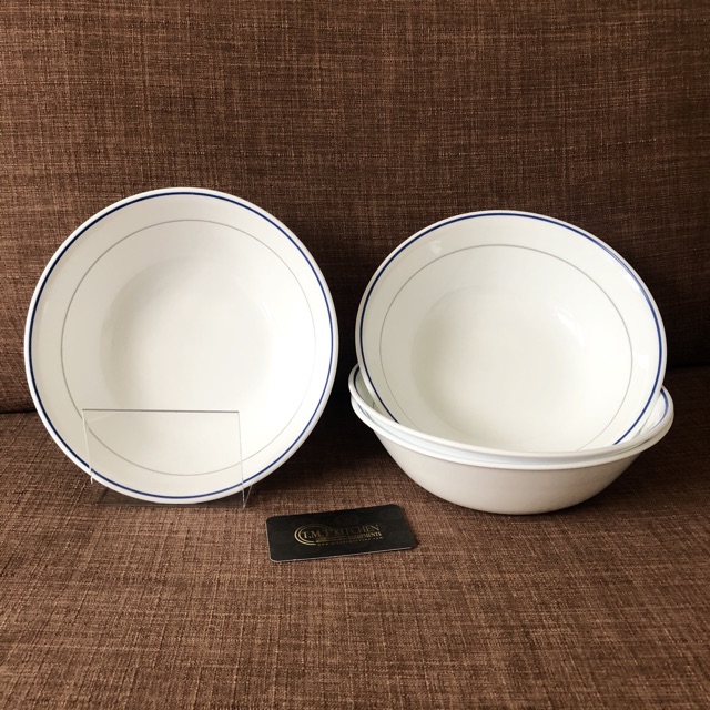 Tô Thủy Tinh Mỹ Corelle 1.0Lit 432 Double Blue