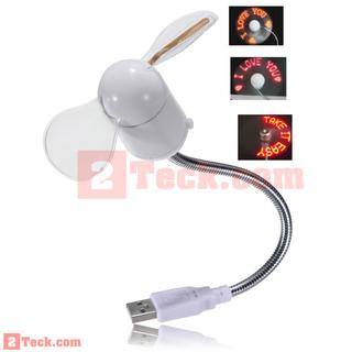 Quạt led USB tạo chữ theo ý muốn
