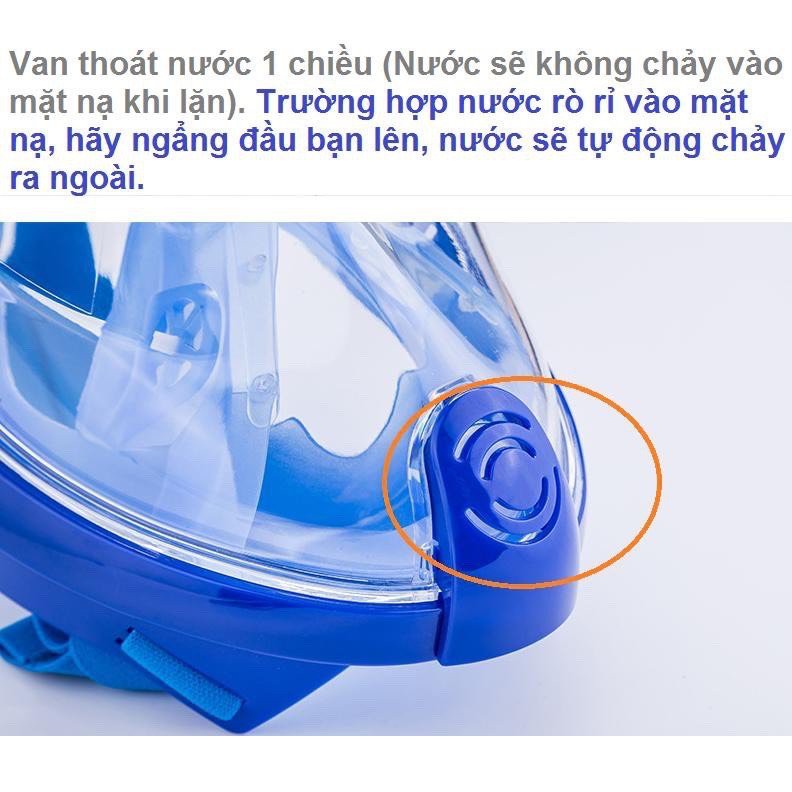 Mặt nạ lặn full face Ekids FF01 - Lặn biển ngắm san hô