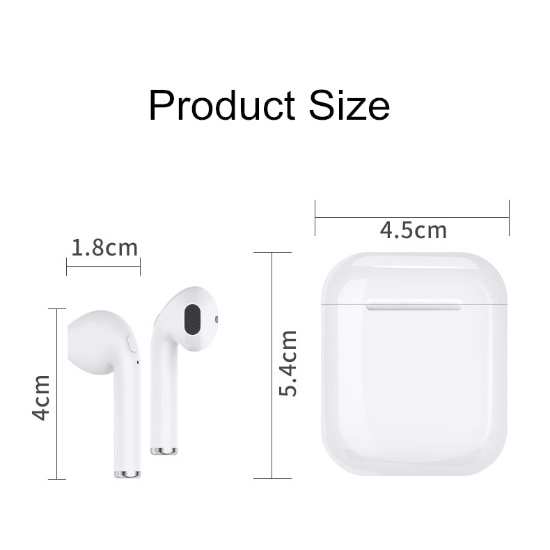 Tai nghe không dây bluetooth 5.0 nhét tai i9s TWS âm thanh trầm nổi cao cấp dành cho iPhone Android Xiaomi