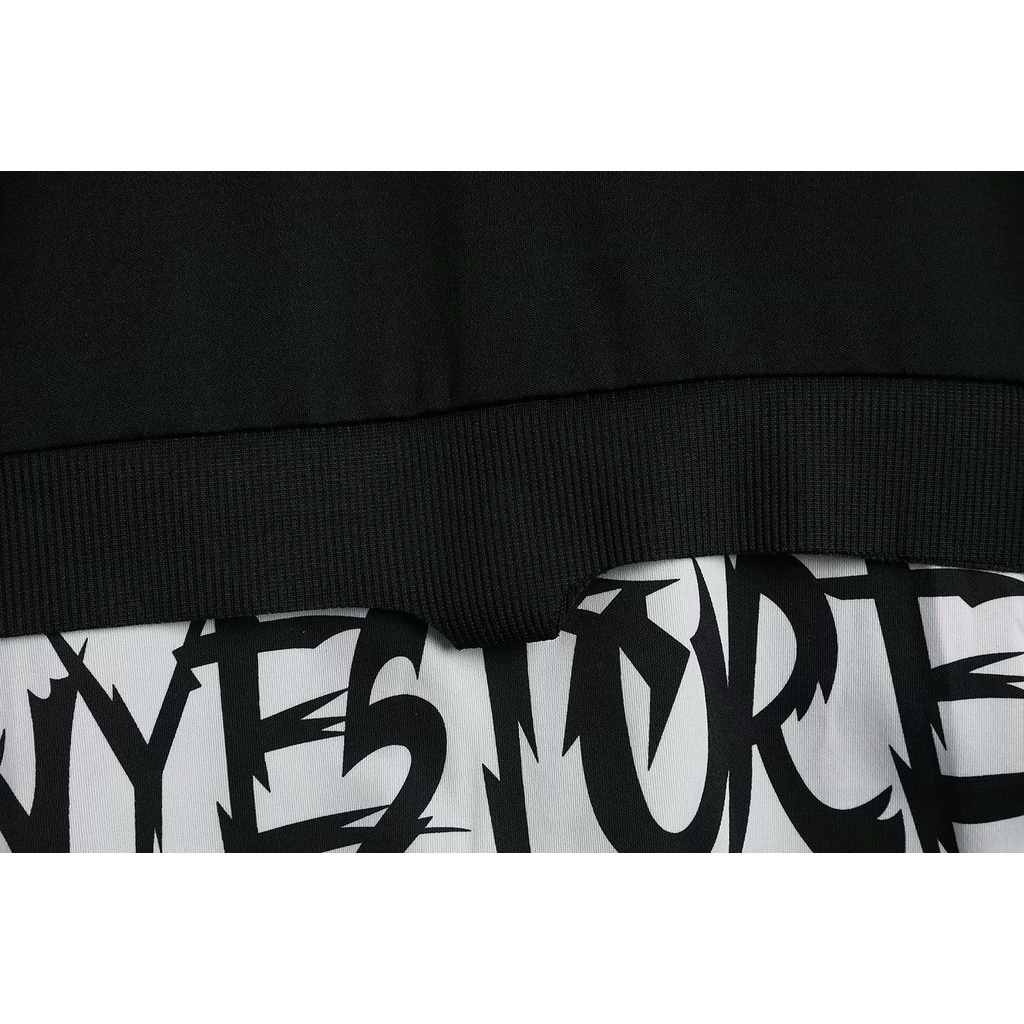 Áo hoodie tay dài phối dây ruy băng cá tính trẻ trung phong cách Hàn Quốc dành cho nam