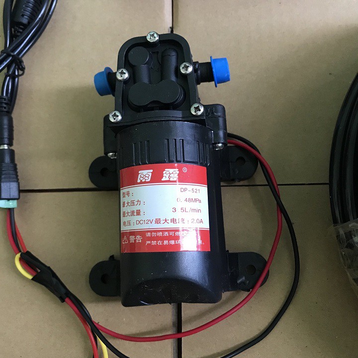Bộ phun sương làm mát, tưới cây, tưới lan 10 béc + nguồn 12v5a + 10m dây