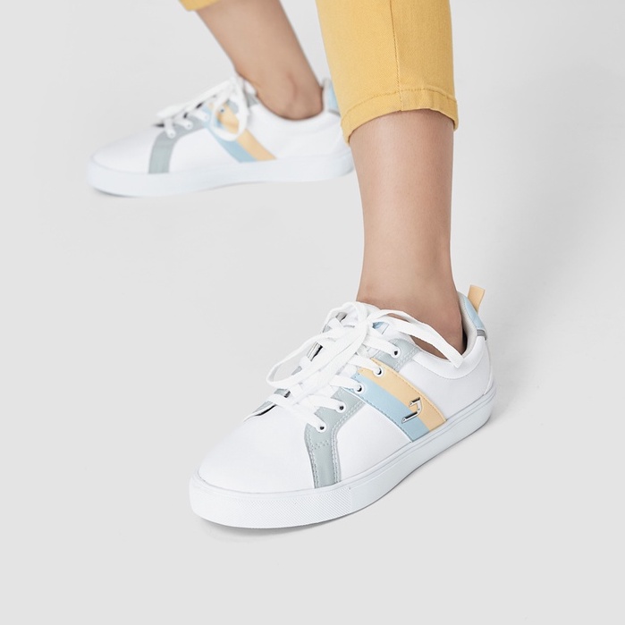 Giày Thể Thao Nữ Cao 3cm Thời Trang JUNO Classic Side By Side TT03030