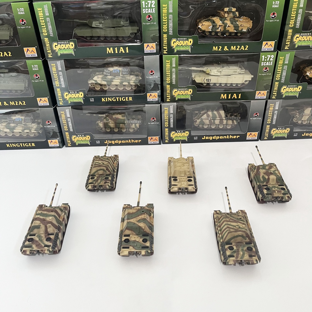 Mô Hình Xe Tăng Đức cheetah Tiger King Tỉ Lệ 1/72