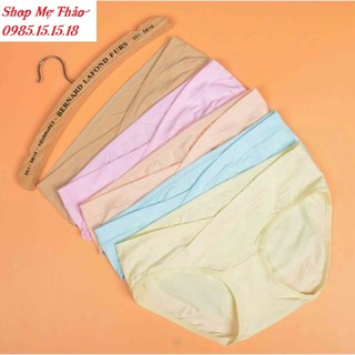 Quần lót cotton cho bà bầu cạp chéo