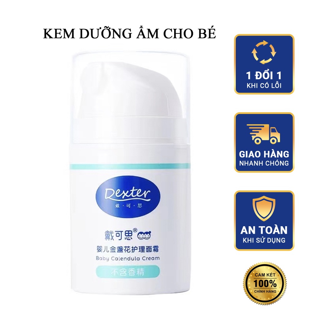 Kem Dưỡng Ẩm Dexter Da Mặt Mềm Mịn Dành Cho Bé Trẻ Em Phân Phối Chính Hãng Bởi VikiToy