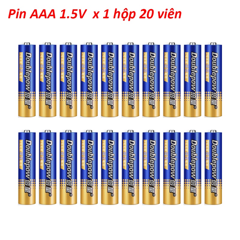 [2 Màu Tùy Chọn] 20 Viên Pin Tiểu AAA (3A) 1200mAh Alkaline Battery Không Sạc 1.5V Cam Kết Dung Lượng Thật