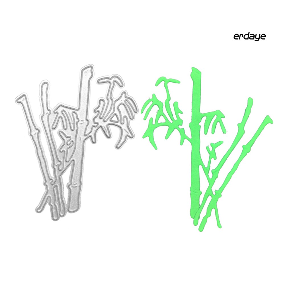 Khuôn cắt giấy kim loại hình cây tre